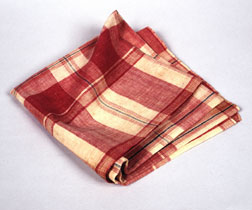 Napolons Madras kerchief worn on St. Helena