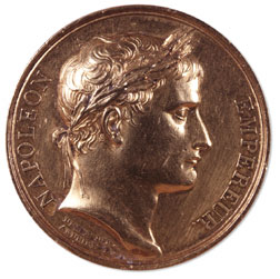 Gold medal commemorating Emperor Napolon Is coronation