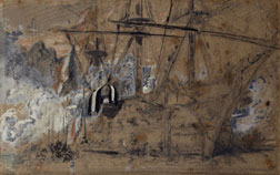 Study for Remains of Napolon Leaving St. Helena