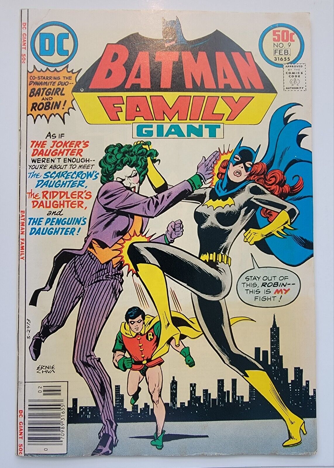 Batman Family Giant #9 FN+ Jokers Daughter, Duela Dent 1977 Bronze Age, Batgirl