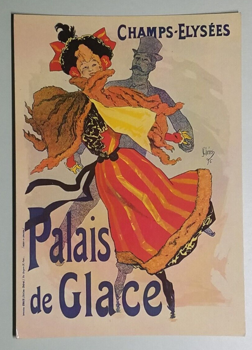 Champs-Elysees Palais de Glace Poster Art Postcard