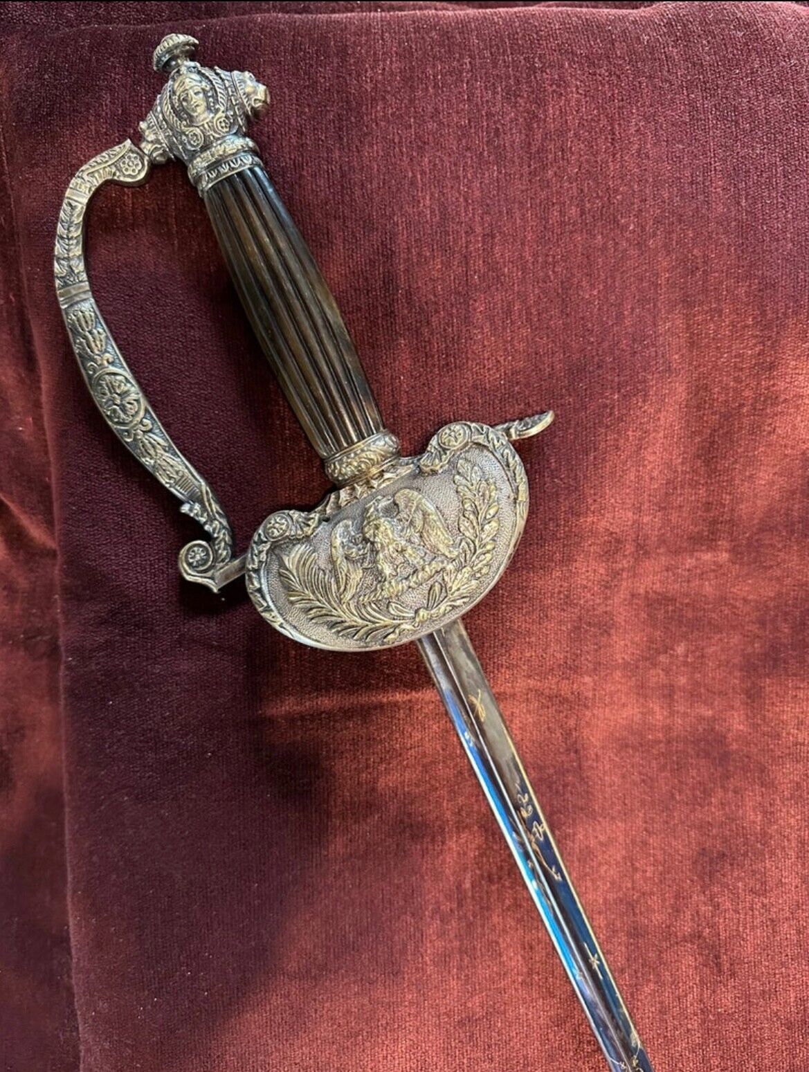 French ambassador sword in the Napoleonic era at the beginning of the 19th 