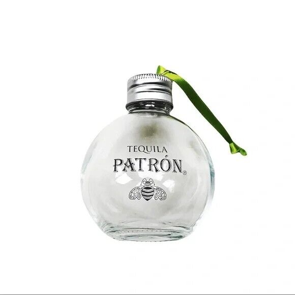 Rare Patron Tequila Christmas Ornament with lid