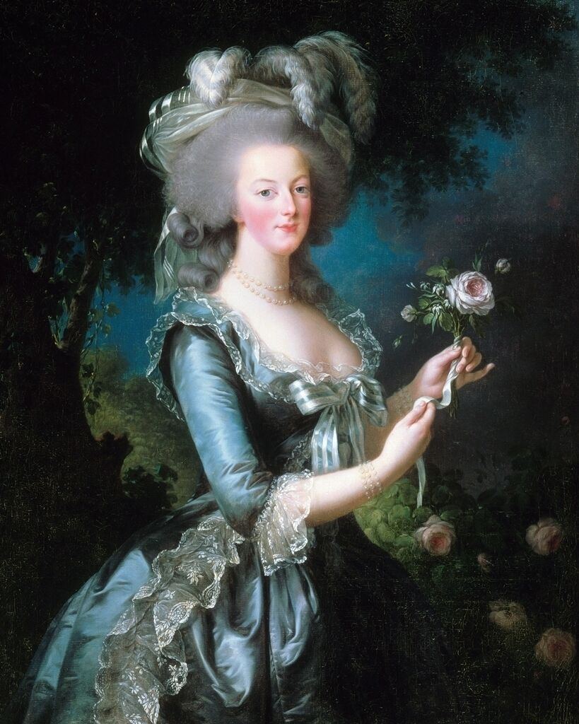 New 8x10 Photo: Rose Portrait of Marie Antoinette, Queen of France and Navarre