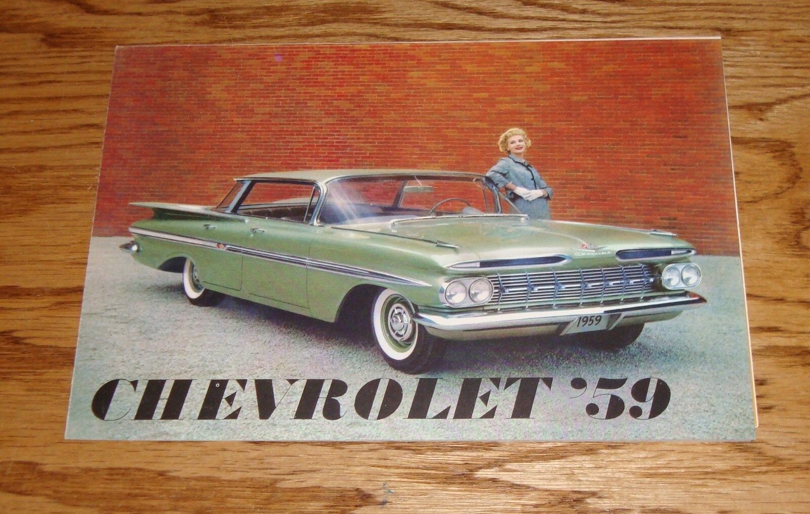 Original 1959 Chevrolet Full Size Car Sales Brochure 59 Chevy Impala Bel Air