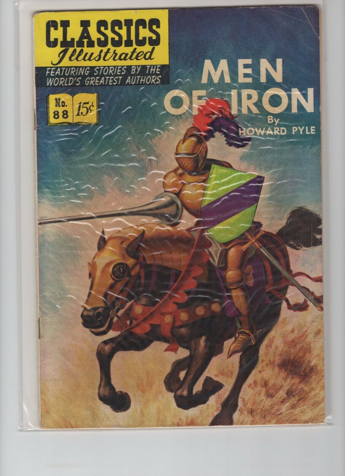 Classics Illustrated #88. Men of Iron, HRN 89, Original, Very Fine