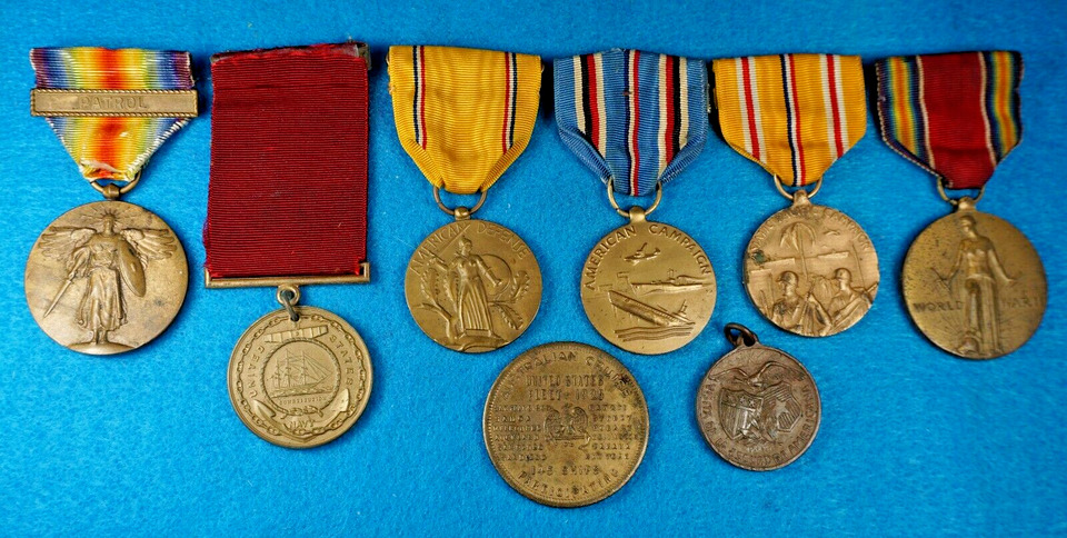 Named US Navy Good Conduct/WW1/WW2 Medal Group to a Chief Aviation Ordnanceman