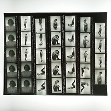 African American Gymnast Contact Sheet 1990s Fitness Model Black Woman A562 picture