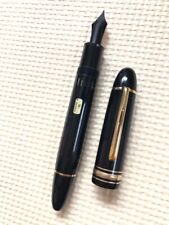 Montblanc Meisterstuck 149 Black & Gold 14K 585 Fountain Pen M Nib W-GERMANY picture