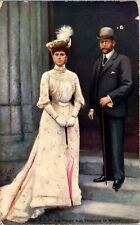 Vintage Postcard Tuck's British Royalty Queen Mary and King George V Oilette  picture