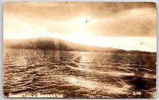 RPPC Sunset Lake SUNAPEE NH New Hampshire Vintage Real Photo Postcard picture