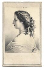 Vintage Old CDV Portrait of Empress EUGENIE Wife of Napoleon Bonaparte France 🩷 picture