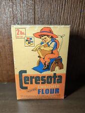 Ceresota Flour Unopened Unused Early Box Boy Bread Great Graphics  picture