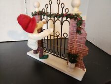 Byers Choice Kindles Unusual  Christmas Boy Climbing a Gate picture