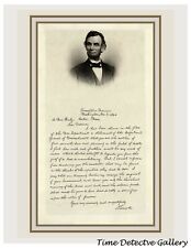Letter from Abraham Lincoln to Mrs. Bixby (lost 5 sons) - Historic Graphic Print picture
