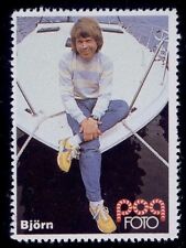 ABBA collector stamp from Pop Foto Magazine Germany - Björn Ulvaeus picture