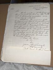 1901 Letter on Assassination President McKinley Ancestors’ Ballymoney Ireland picture