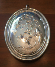 Towle Sterling Silver Partridge in A Pear Tree ornament 1972 picture
