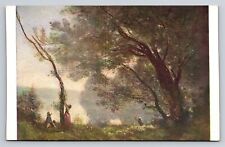Jean Baptiste Camille Corot Souvenir de Mortefontaine Recollection of Postcard  picture