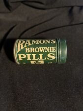 Vintage 1930’s RAMON'S BROWNIE PILLS Advertising Tin Quack Medicine—Full Tin picture