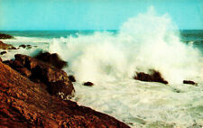 Rolling Surf - Crashing Waves - Real Photo Postcard picture