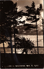RPPC More Women You Should Have Been Here Today Sunset Lake Ripley WI 1938 picture