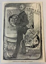 1894 magazine engraving ~ PORTRAIT OF JULES CHERET ~ J Besnard picture