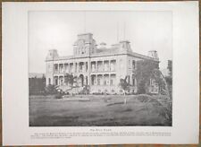 1898 Large HAWAIIAN Photos~  'Iolani Palace HONOLULU ~ The Kingdom of HAWAII picture