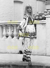 Photo - Amanda Lear models printed suit by Ossie Clark, London, 1968 picture