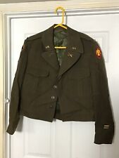US 45th ID Named Artillery Officers Ike Jacket- 42L- & Trousers 32 x 33 Set #67 picture