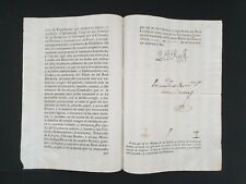 1792 Royalty King Spain Charles IV Signed Royal Document Manuscript Decree Order picture
