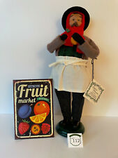 Byers Choice Cries Of London Fruit Vendor with Tag plus Accessory Sign picture