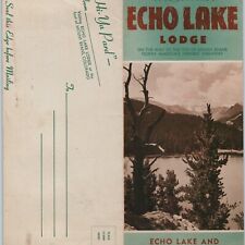 c1940s Idaho Springs, Colorado Echo Lake Lodge Mailer Advertising Brochure CO 1E picture
