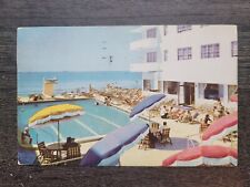 The Delmonico Hotel Miami Beach Florida Chrome Postcard c1950 Coast Guard Enlist picture