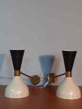 A pair of 1950's style Stilnovo Italian diabolo Wall light Mid Century Wall Lamp picture