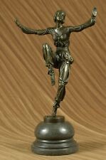 Art Nouveau Hot Cast Handcrafted Gypsy Dancer Bronze Masterpiece Gorgeous Figure picture