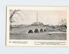 Postcard Paul Valley Bridge and Power House Neshaminy Pennsylvania USA picture