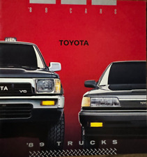 Vintage 1989 Toyota Truck Automobile Dealer Showroom Sales Brochure ~ Car picture