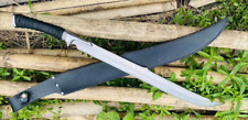WILD BEAUTIFUL CUSTOM HANDMADE 28 INCHES LONG IN HIGH GRADE STEEL HUNTING SWORD picture