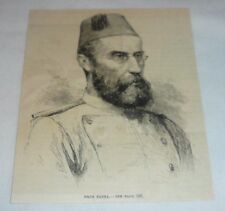 1887 magazine engraving ~ EMIN PASHA picture