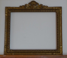 Antique 19th C Gold Gilt wood & plaster frame picture