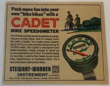 1966 CADET Bicycle Speedometer ad ~ 3x4 ~ Pack More Fun Into Your Bike Hikes picture