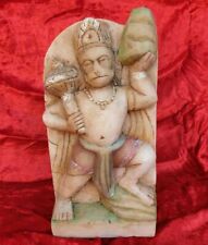 Vintage Old Antique Marble Stone Hand Carved Monkey God Hanuman Figure / Statue picture