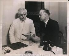 1935 Press Photo William Green, Labor Head and FranK Morrison, picture