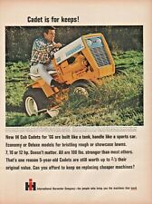 1966 International Harvester Cub Cadet Lawn Tractor - Vintage Ad picture