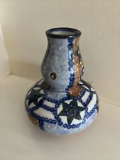 EUC Antique Pottery vase Paul Schreier Bunzlau ceramic 8” Stamped Germany picture