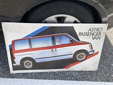 1985? Astro Passenger Van Chevy Dealership Showroom Poster picture