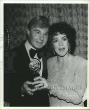 1985 Press Photo Derek Jacobi and Stockard Channing at the Tony Awards. picture