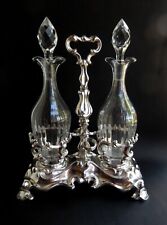 CRUET SET - Antique - Sterling - With  Appraisal picture