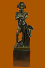 Solid Bronze Sculpture Signed Frech Emperor Napoleon Art Deco Statues Decor Gift picture
